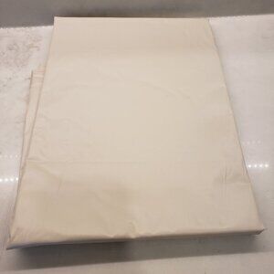 New tan/beige plastic shower curtain
